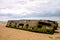 Remains of the Mulberry harbour in Normandy France, Europe