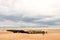 Remains of the Mulberry harbour in Normandy France, Europe