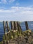 Remains of old boat house, Amble, Northumberland, UK