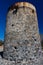 Remains of old traditional Greek windmills near Elounda, Crete