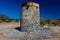 Remains of old traditional Greek windmills near Elounda, Crete