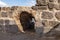 Remains  of the outer walls on the ruins of the great Hospitaller fortress - Belvoir - Jordan Star - located on a hill above the