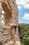 The remains of outer walls in the ruins of the residence of the Grand Masters of the Teutonic Order in the ruins of the castle of