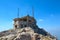 Remains of the palace, the villa of Saddam Hussein in the mountains of Kurdish Iraq