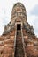 Remains of pancharam at Wat Chai Watthanaram, Ayutthaya, Thailand, Asia