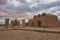 Remains of Qasr Amra a desert castle in eastern Jordan