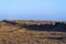 Remains of rammed earth Great Wall. At sunrise