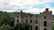 The remains of Raphoe castle in County Donegal - Ireland