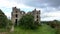 The remains of Raphoe castle in County Donegal - Ireland