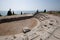 Remains of the Roman theater. View of the Roman ruins of Byblos. Byblos, Lebanon