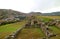 The remains of Sacsayhuaman archaeological site, ancient citadel of the Inca empire overlooking the city of Cusco, Peru