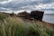 Remains of the steamship Amadeo at San Gregorio in Magellanes, southern Chile