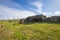 Remains of stone structures of Ahu Vinapu, Easter Island, Chile