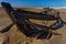 Remains of a surf boat at Meob Bay Whaling Station