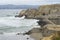 Remains of Sutro Baths along the sea front.