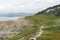 Remains of Sutro Baths along the sea front.