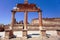 Remains of temple of Appollo in Pompeii