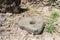 The remains of tools on the ruins of the ancient Jewish city of Gamla on the Golan Heights destroyed by the armies of the Roman Em