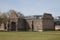 The remains of the Tythe Barn in Gloucester in the UK