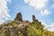 The remains of the upper watchtower on the ruins of the residence of the Grand Masters of the Teutonic Order in the ruins of the