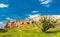 Remains of Zelve Monastery in Cappadocia, Turkey