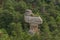 Remarkable rock called La Poule de Houdan in Cevennes National Park, UNESCO World Heritage Site