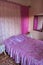 REMEDIOS, CUBA - FEB 12, 2016: Interior of a rental room for tourists casa particular in Remedios town, Cu