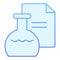 Remedy flat icon. Mixture blue icons in trendy flat style. Medical bottle gradient style design, designed for web and