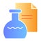Remedy flat icon. Mixture color icons in trendy flat style. Medical bottle gradient style design, designed for web and