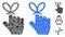 Remember Knot Mosaic Icon of Round Dots