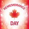 Remembrance Day Canada banner