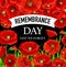 Remembrance Day November 11. Vector