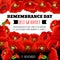Remembrance Day poppy flower memorial wreath card