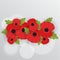 The remembrance poppy - poppy appeal.