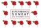 Remembrance Sunday poppy appeal vector illustration