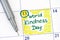 Reminder World Kindness Day in calendar with green pen