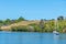 Remnants of Kororipo pa fortress at Kerikeri in New Zealand