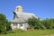 Remnants of an old barn and silo