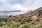 Remote Berber village after snow fall in Atlas mountains