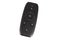 Remote black simple control for equipment Television on white background