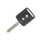 Remote car key with lock and unlock buttons, 3d vector rendering