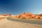 Remote desert highway