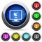 Remote desktop round glossy buttons