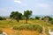 Remote landscape on greek island samos