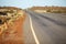 Remote road in australian desert