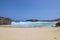 Remote Secluded Beach on the Island of Aruba in the Dutch Antill
