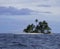 Remote tropical islands of Truk Lagoon in the South Pacific