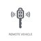 Remote vehicle icon. Trendy Remote vehicle logo concept on white