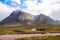 Remote white cabin in the highlands