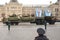 Remotely controlled robotic complex `Uran-9` at the Victory Day parade on Moscow`s Red Square